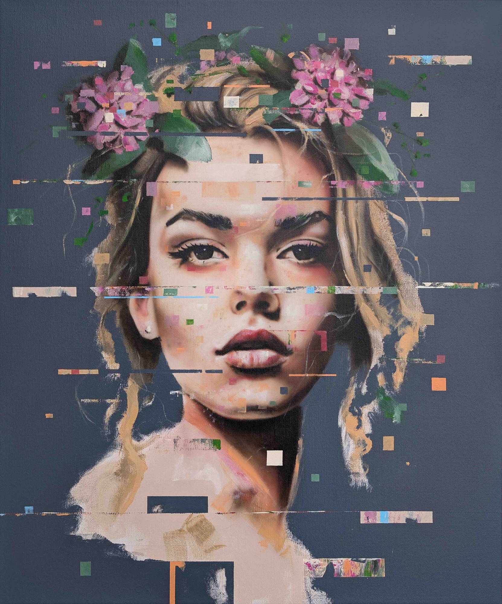 Georg Pummer_Portrait 2_acrylic on canvas_120x100cm