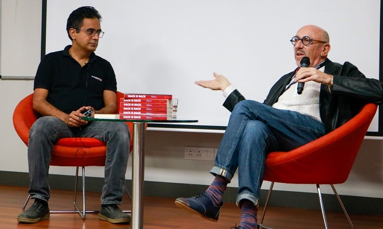 the second speaker session of Converse@Nagarro was with bestselling author, Stanley Moss discussing his books, writing experiences and Nagarro