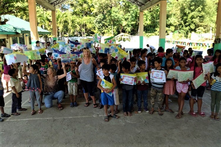 Elementary school Saud Philippines-330km race_