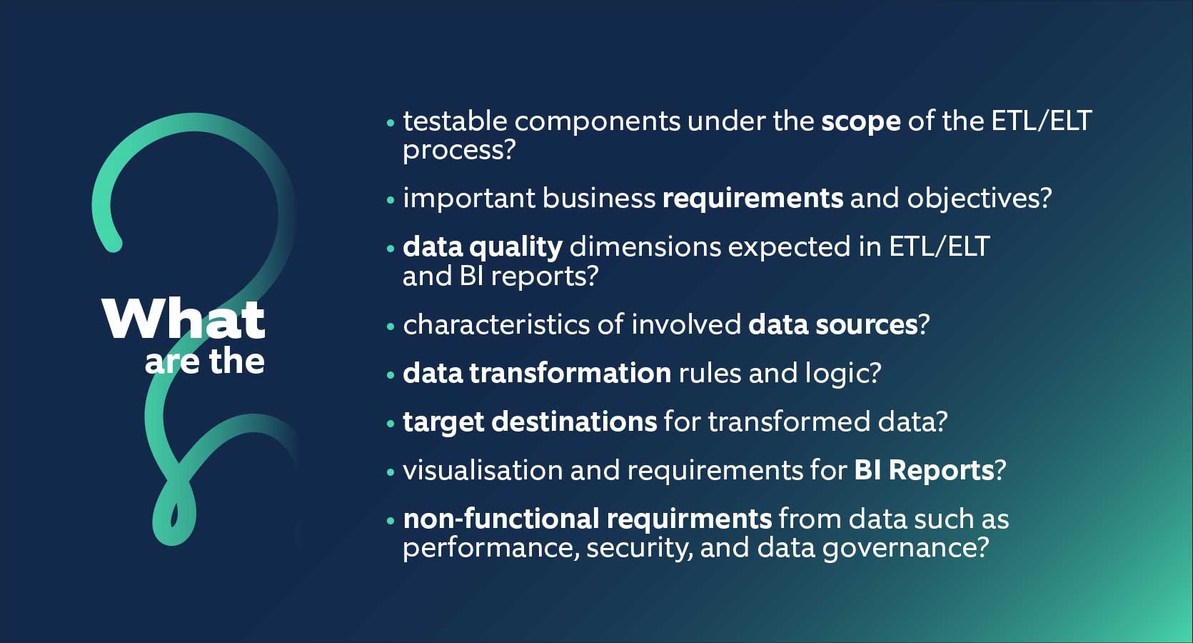 The 8Ws to know before building a winning test strategy