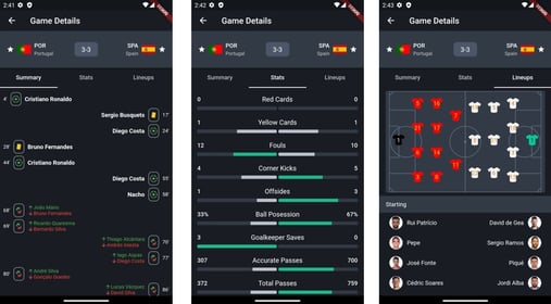 Nagarro FIFA World cup app _ Game Details tab_Flutter