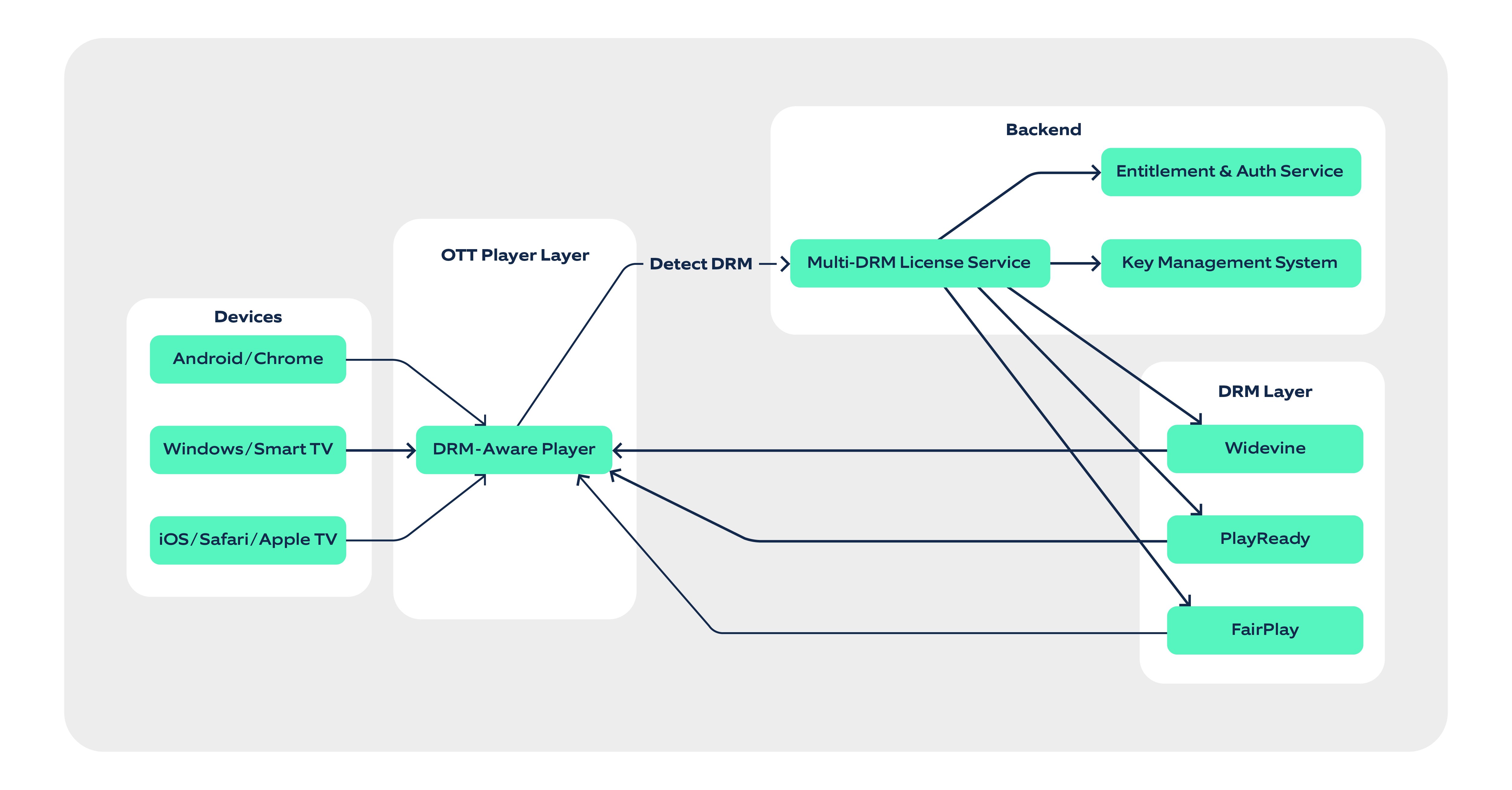 Multi DRM Architecture