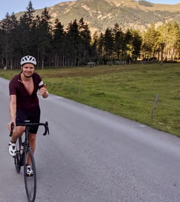 NagarriansAtPlay – Martin Swidersky riding a bike in Austria