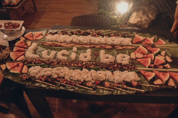 Vegetarian Boodle Fight