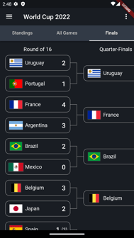 Nagarro FIFA World cup app _ Finals tab_Flutter