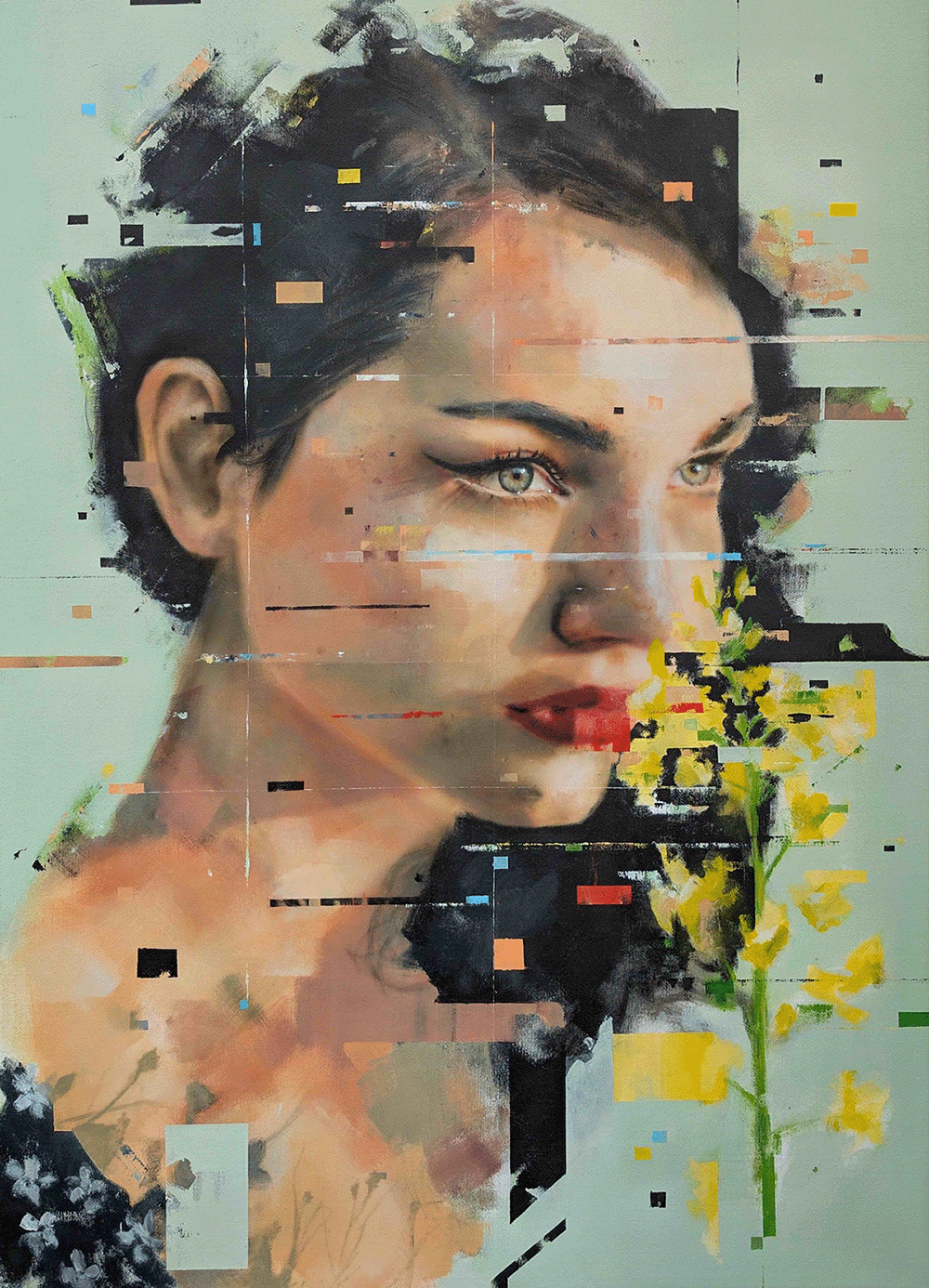 Georg Pummer_Titelbild_Portrait_Bella_140x100cm_acrylic on canvas
