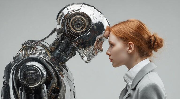 Concept of Human and Artificial Intelligence Connection