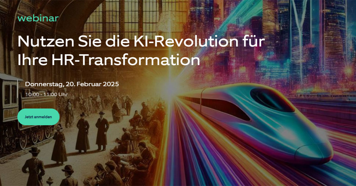 Nutzen Sie die KI-Revolution für Ihre HR-Transformation | Webinar