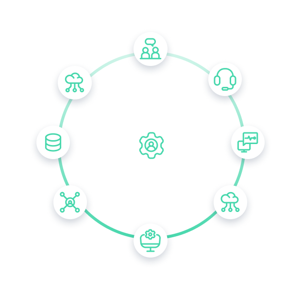 Icon to depict Nagarros SAP Capabilities for Managed Services