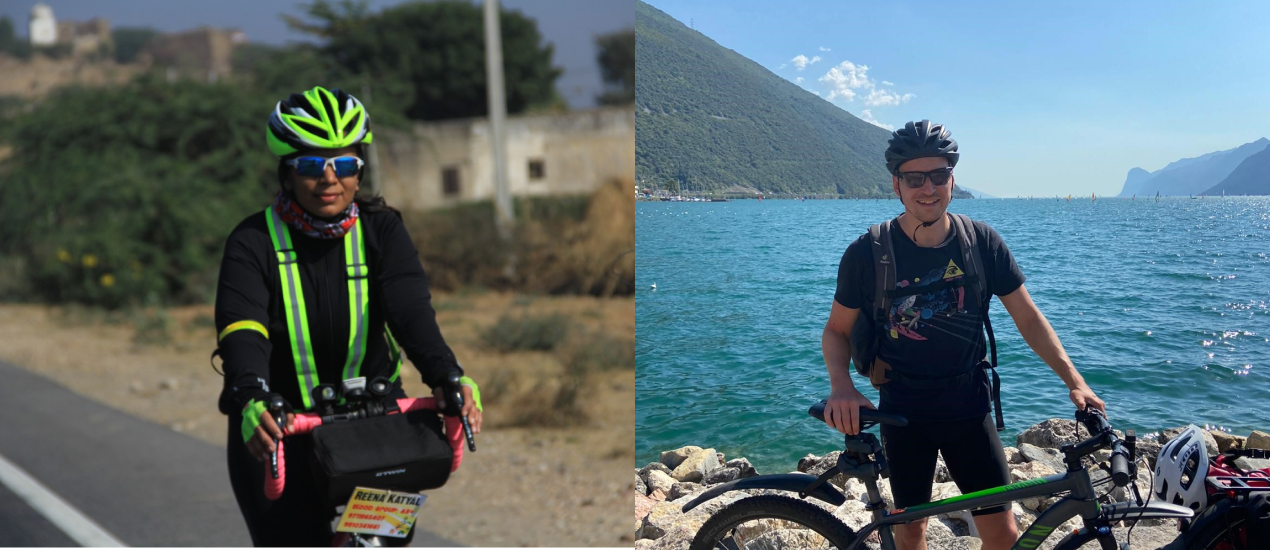 Reena Katyal and Martin Swidersky – passion for cycling 