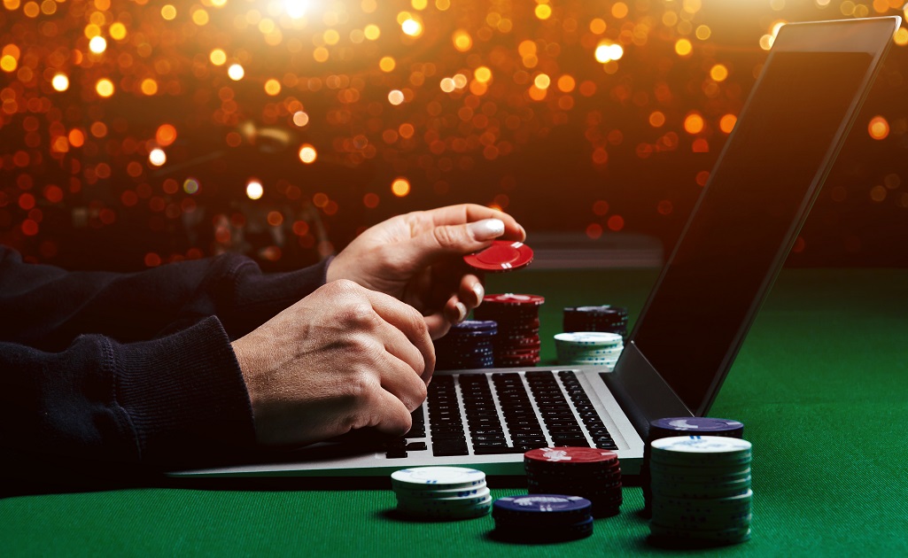 What does "wagering" on online slots mean?