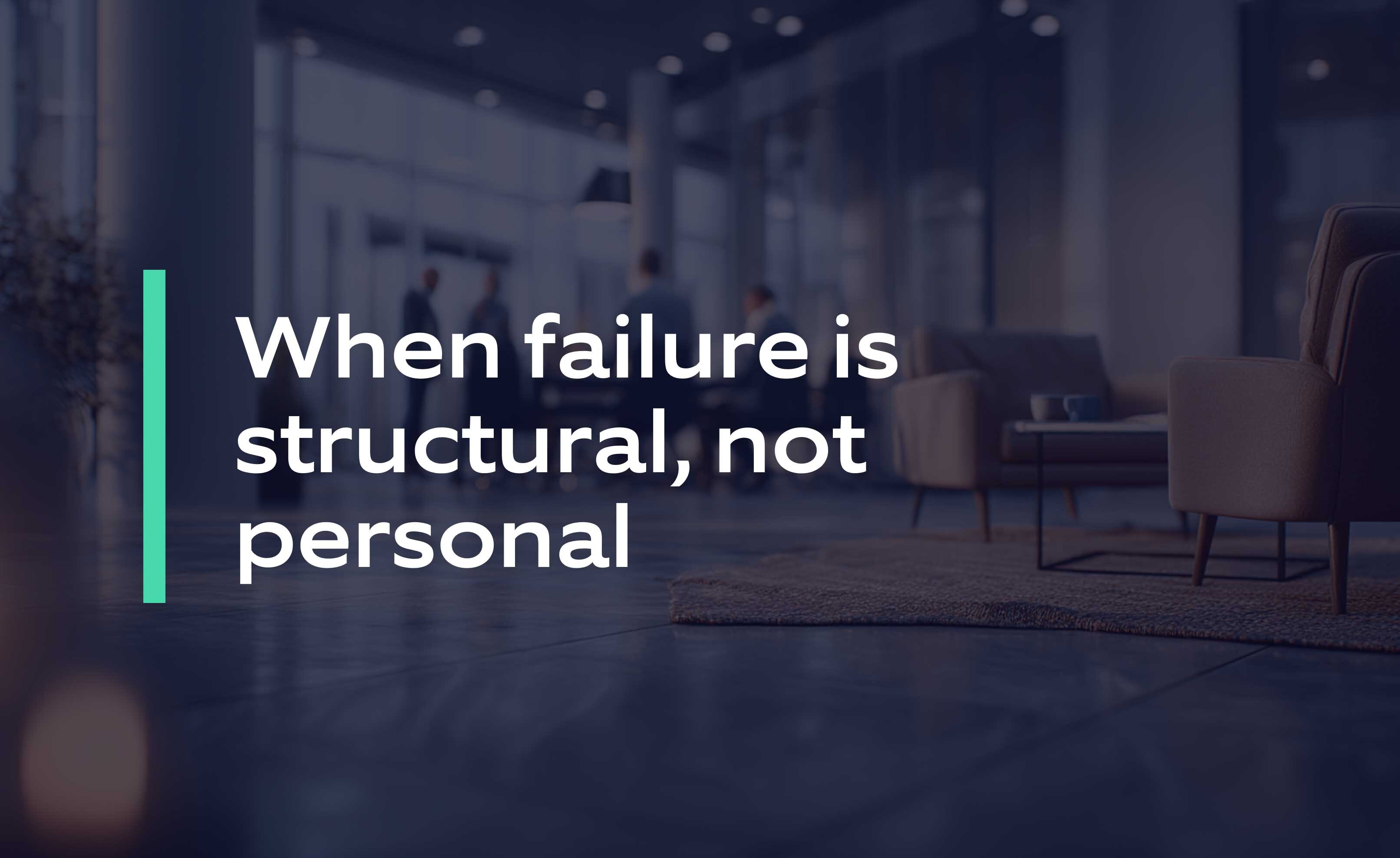 When failure is structural- AI