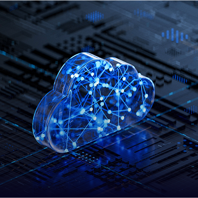 Digital network cloud.