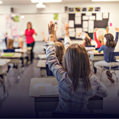 Students in a classroom
