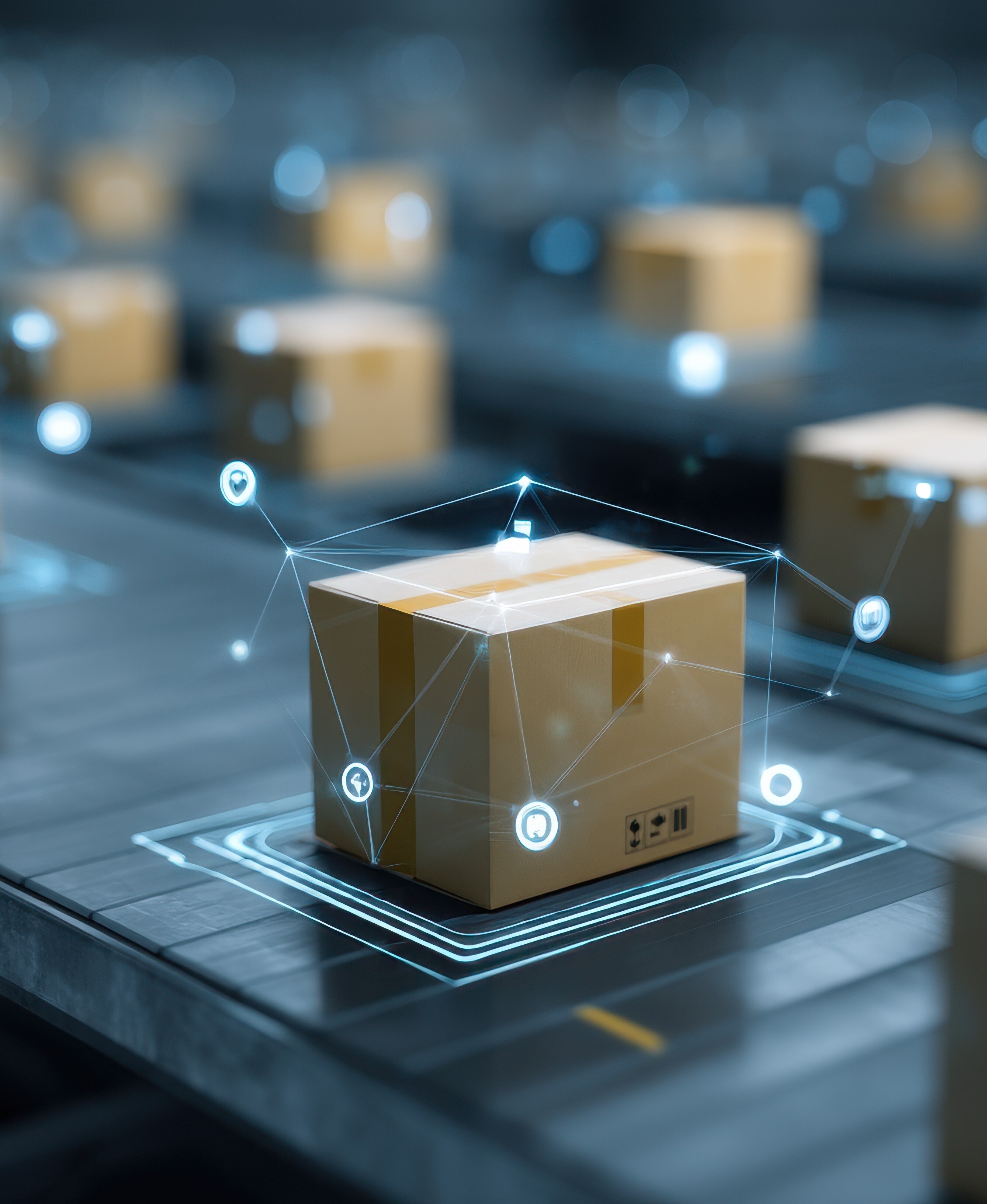 graphical representation of logistics business.