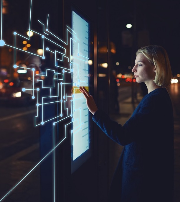 woman initiating digital transformation